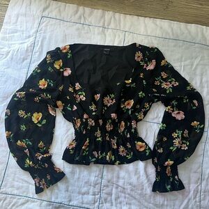 Blouse crop top